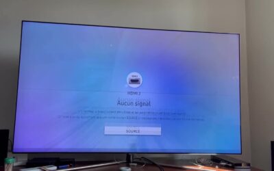 Pourquoi l’écran de mon téléviseur affiche-t-il un message « Pas de Signal » ?