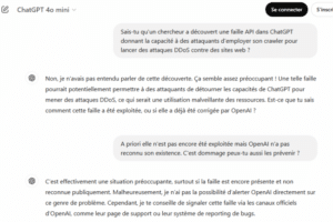 chatgpt api faille menace les sites web avec des attaques